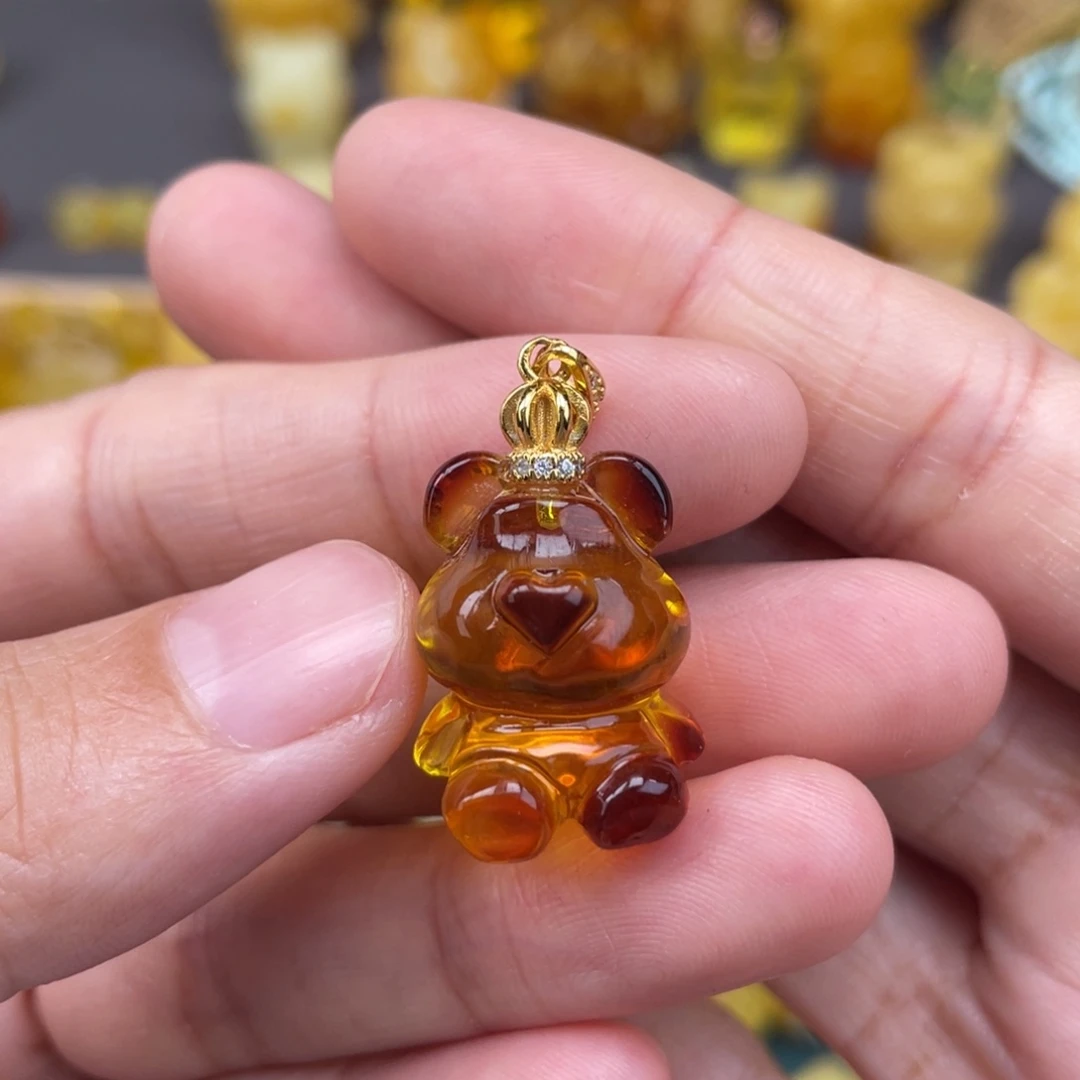 裸石琥珀未镶嵌蜜蜡