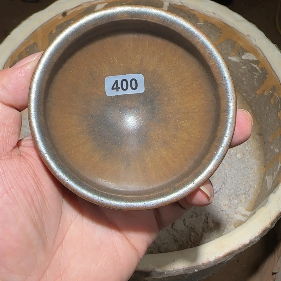 茶盏焦源柴烧自然还原400