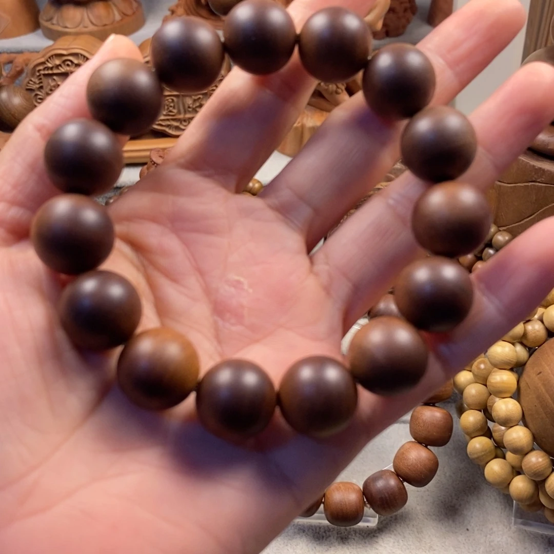 檀香木手串/手链进*曲老山檀庙香15