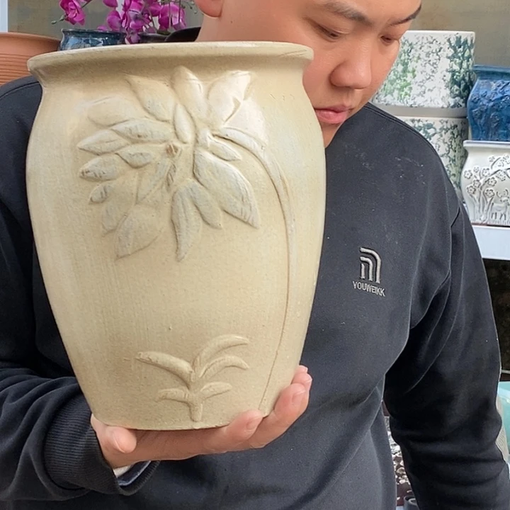 紫砂花盆口20高25福利