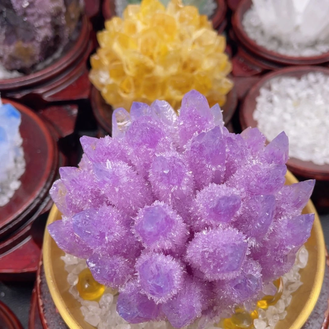 石材顺*哥粉紫水晶180