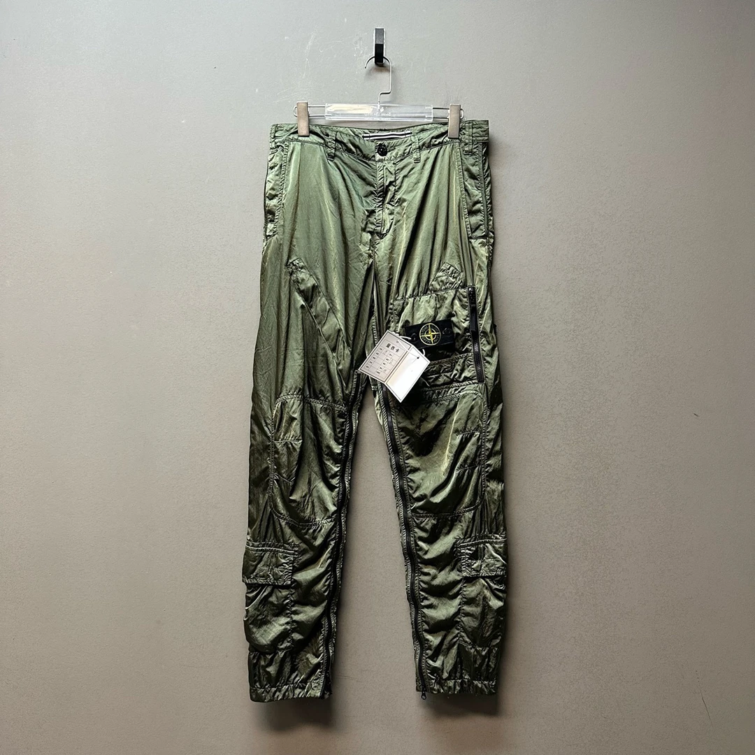 Stone island 石头岛/24009/府绸伞兵加厚重工金属尼龙长裤 29码