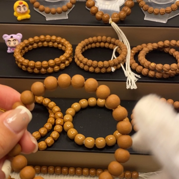 武***人猴头核桃手串小橘皮