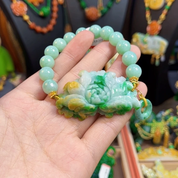 翡翠未镶嵌手链翡翠