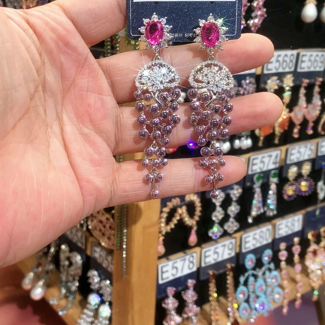 【闪购商品】纯铜925银锆石修**语