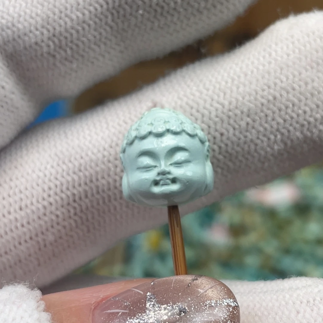 绿松石未镶嵌挂件