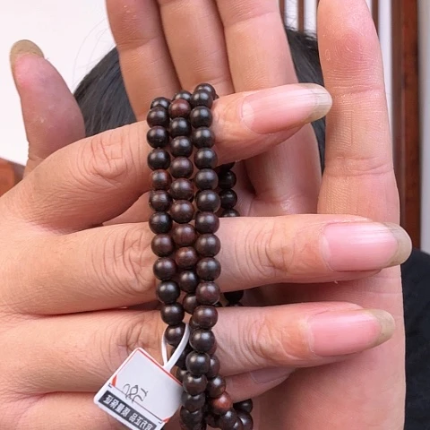 黄花梨/降香黄檀心**湃黄花梨0.6。108粒串