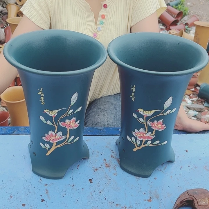 宜兴紫砂精品花盆