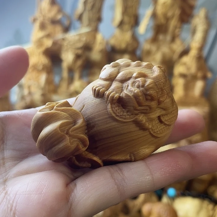 柏木（崖柏）崖柏貔貅钱袋子