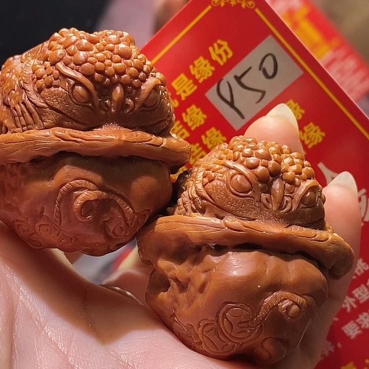 鹿***金文玩核桃把件核桃核桃