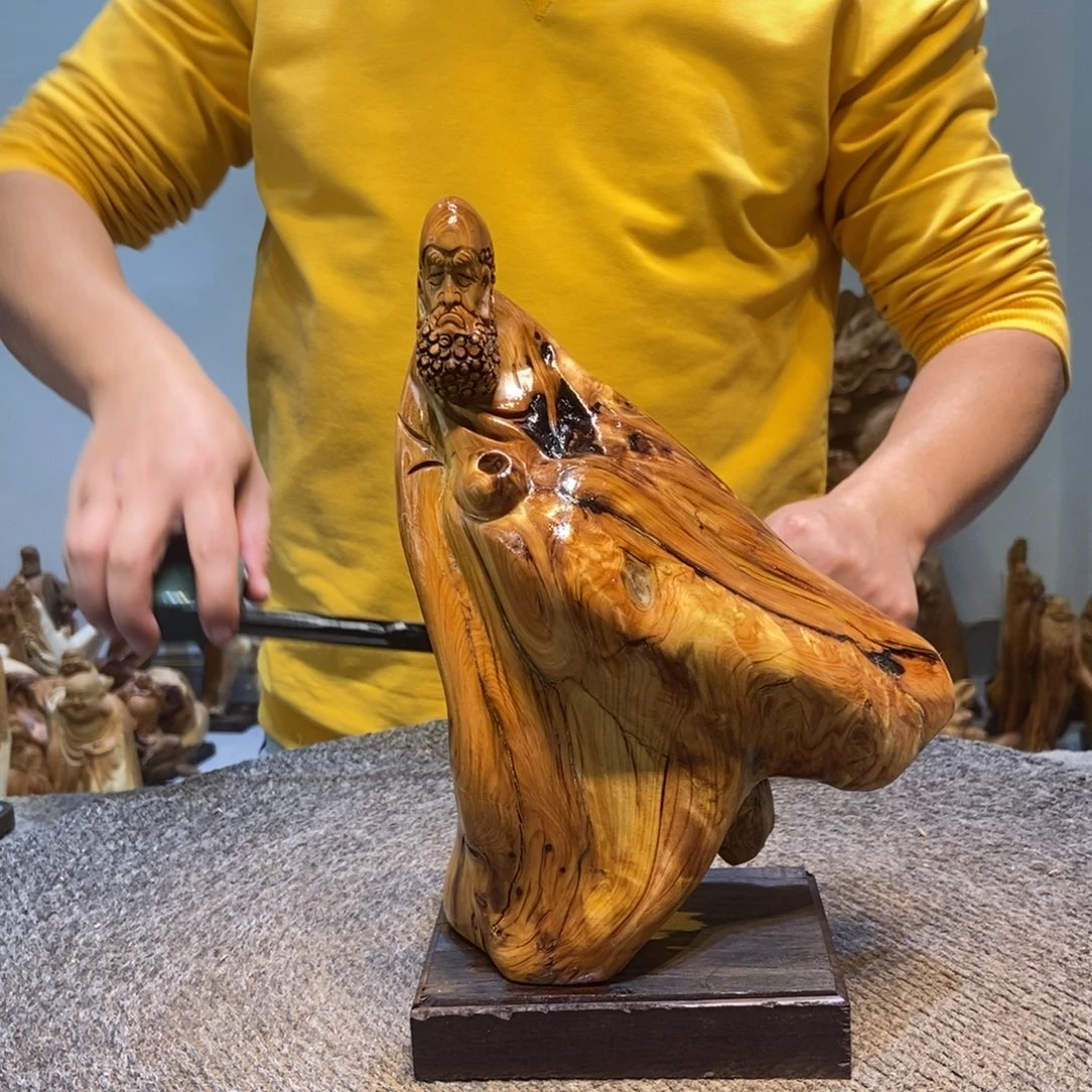 柏木（崖柏）太行崖柏根雕摆件