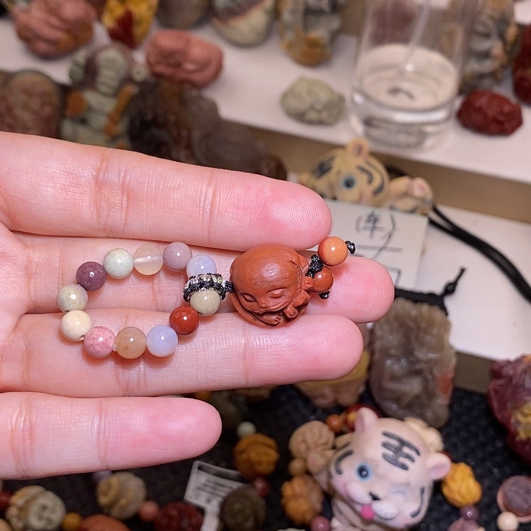 石英质玉（阿拉善玉）未镶嵌手链