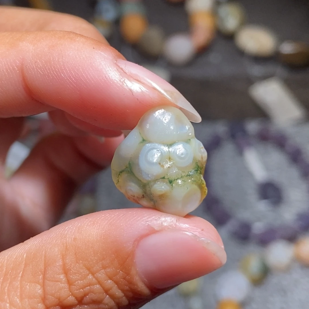 未镶嵌玛瑙/玉髓珠宝半成品