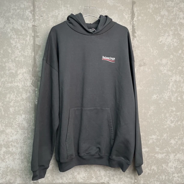 未使用 Balenciaga/巴黎世家 XS*1/巴黎世家刺绣可乐帽衫/17159