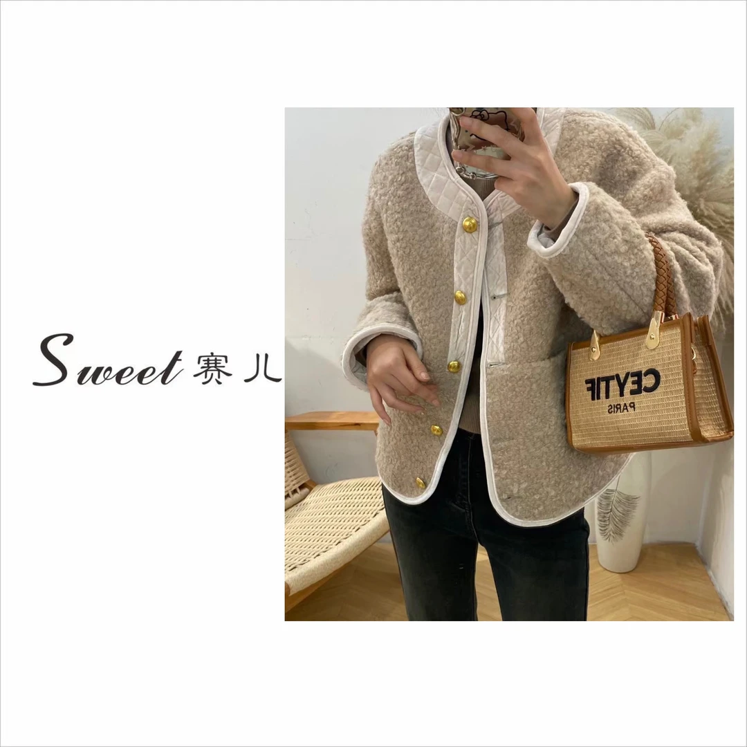 【轻烟绯雨】｛234667｝小香风外套