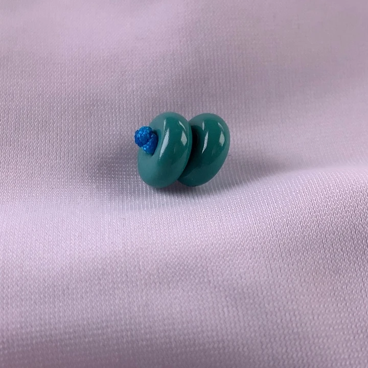 绿松石未镶嵌珠宝奇石7.8x3