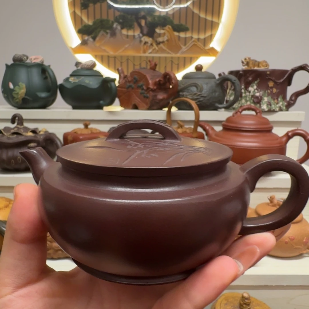 茶壶紫砂孤品一只