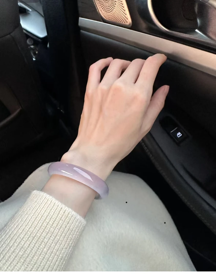 【冰紫手镯正圈款】圈口齐全