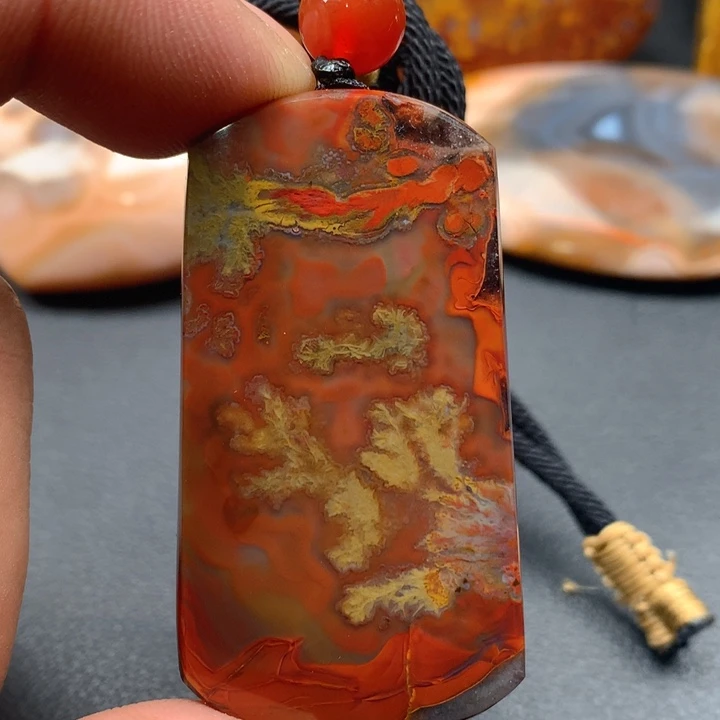 玛瑙/玉髓颈饰未镶嵌本*