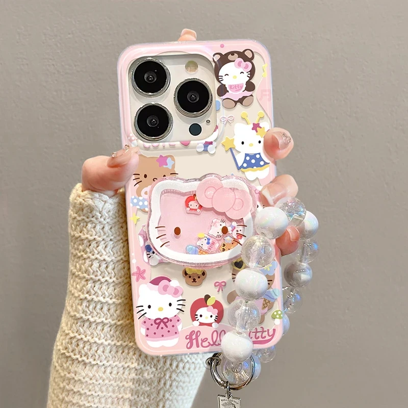 围圈凯蒂适用小米15手机壳14/13/12白底imd红米K80/70/60/50套Pro