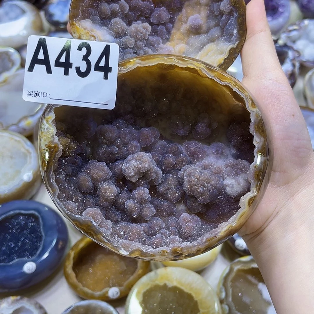 火***兔银S925镶嵌珠宝半成品紫晶A434