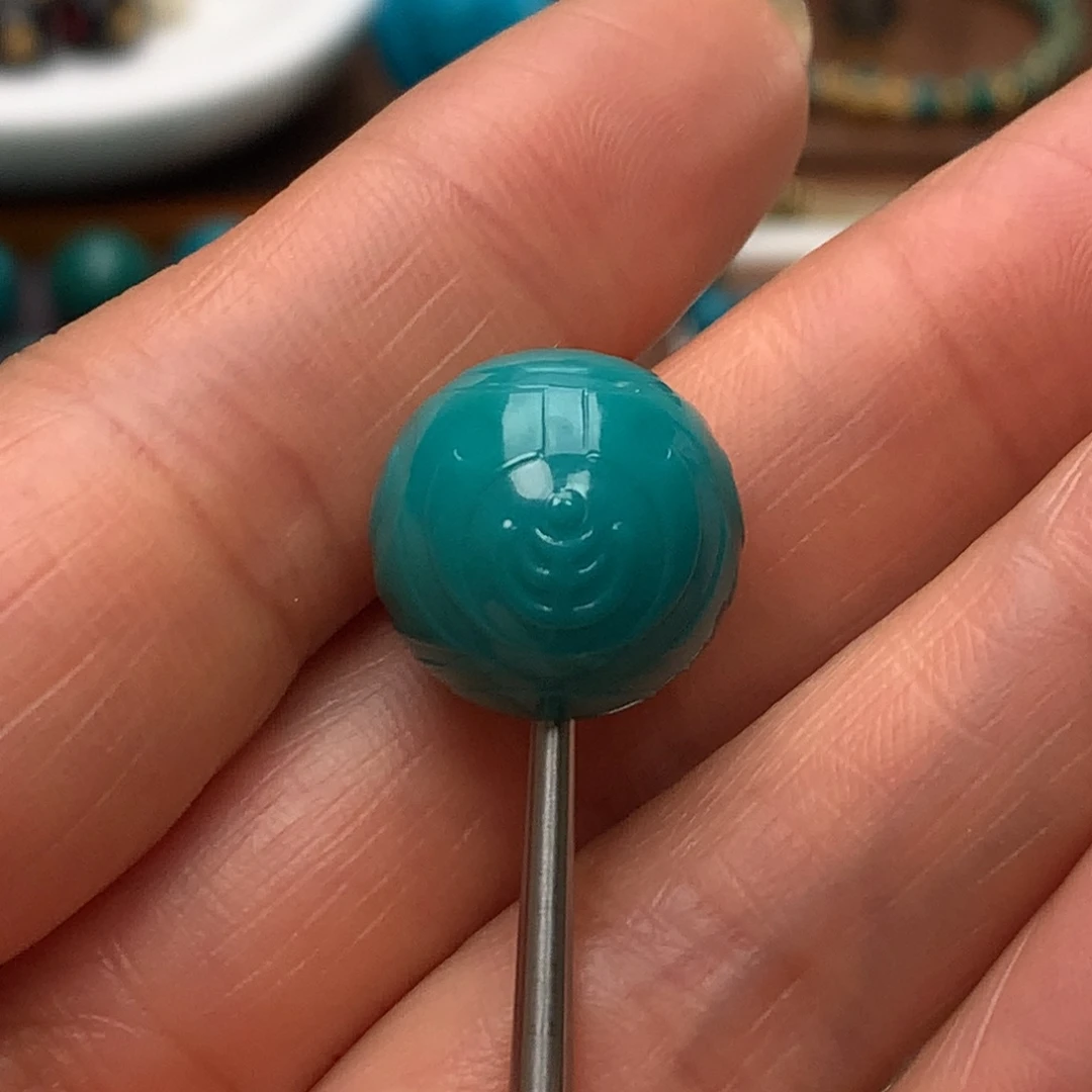 绿松石未镶嵌配饰直径15.8mm