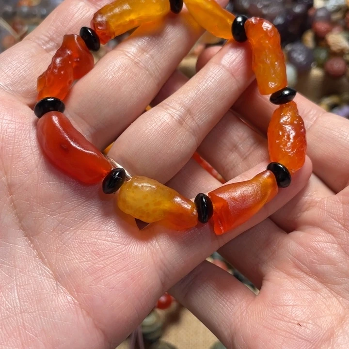 玛瑙/玉髓合金手链