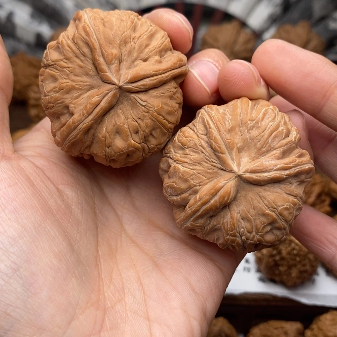 把件文玩核桃172号42全品元宝三棱