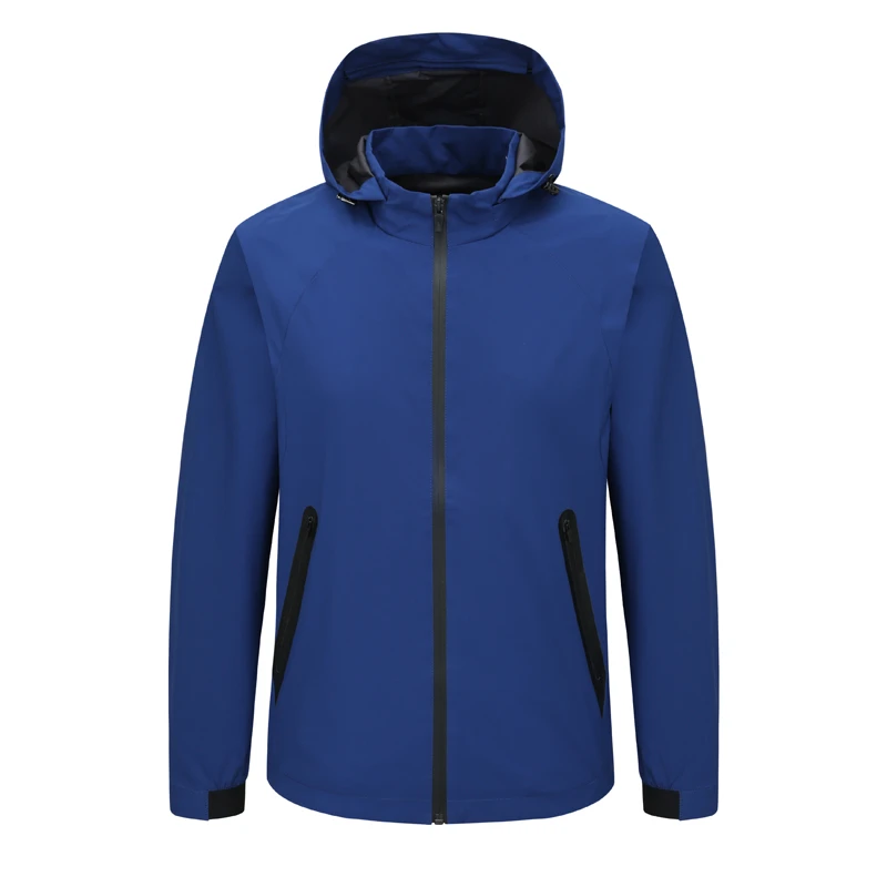 AB805歌春夏款男式夹克 拉链舒适休闲外套 时尚都市 帽子可拆