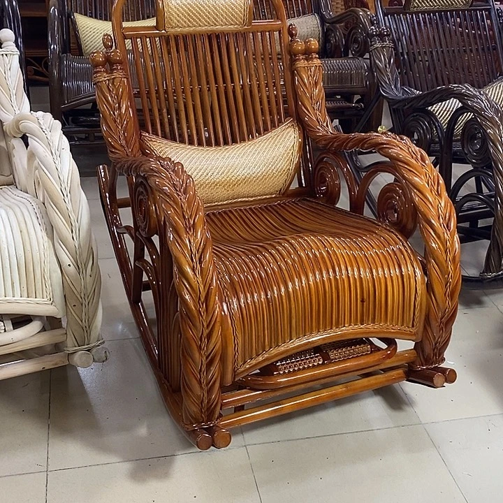 张***福藤滕王阁大号摇椅