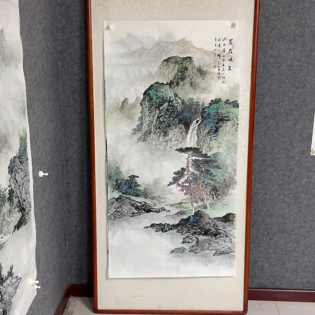 用***风国画四尺画芯 捡漏 不带框