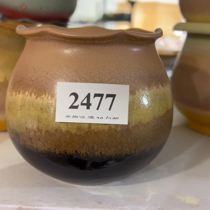 口8高9 手工花盆满30包邮