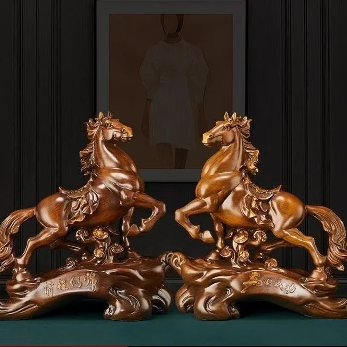 马到成功前程似锦送人送礼家居摆件（高30cm）特制