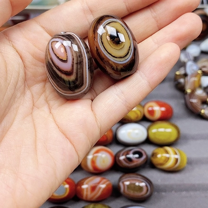 平***人玛瑙/玉髓合金珠宝半成品