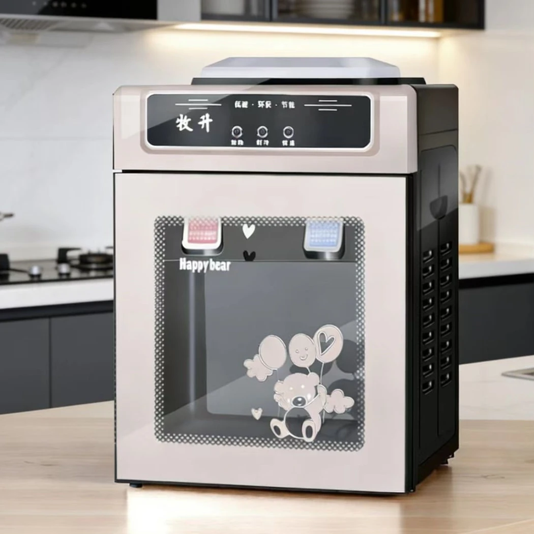 正品台式饮水机冷热两用制冷全自动小型家用办公烧水器桌面开水机