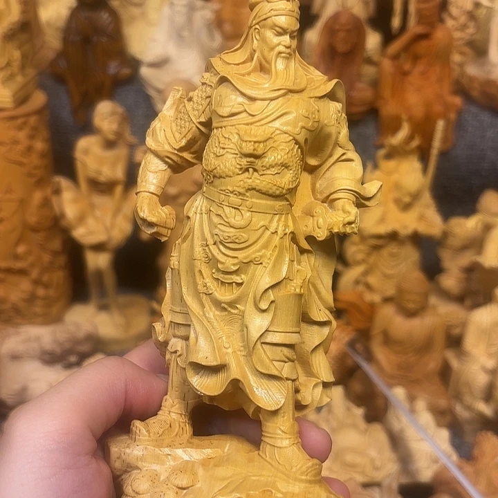 黄杨木黄杨木瑕疵关公