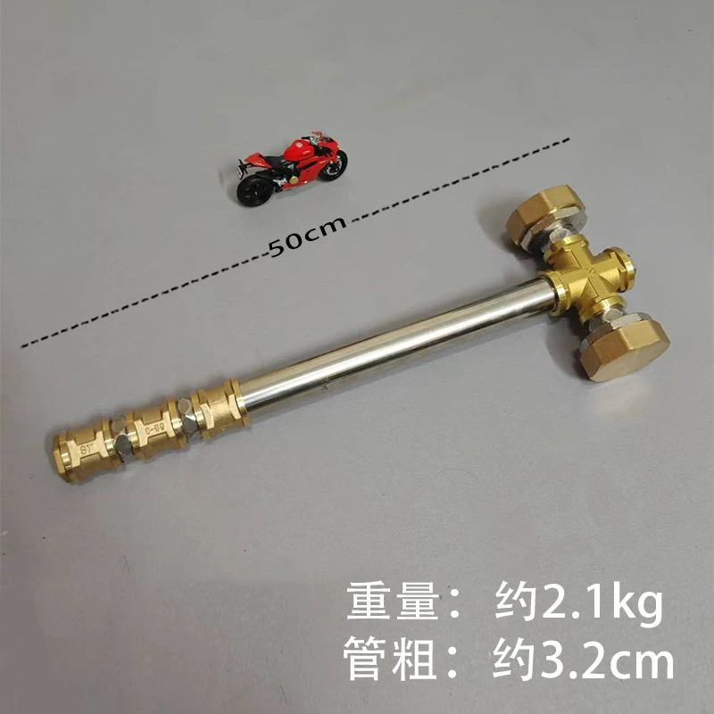 五金昊天锤diy摆件圣锤雷神之锤五金版网红爆款八棱亮银锤金箍棒