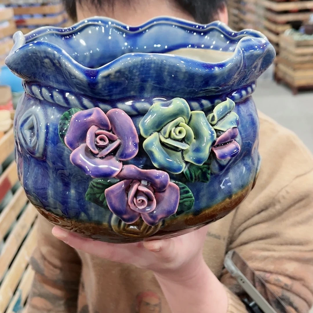 【闪购商品】陶瓷陶瓷多肉植物花盆