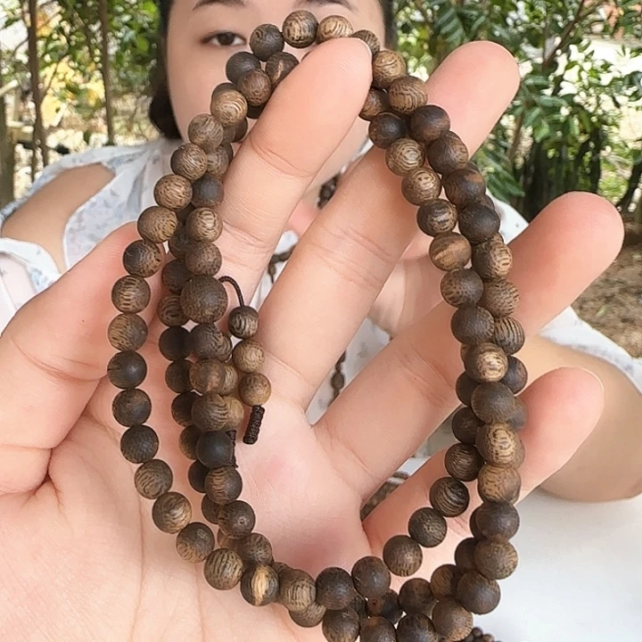 沉香沉香碎屑0.6圆珠多圈