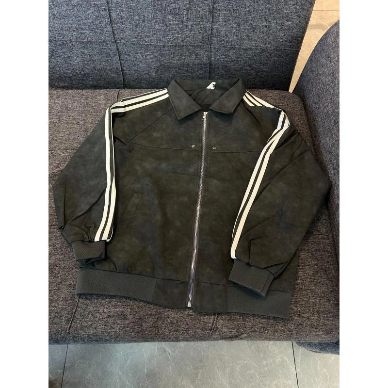 HT116 春秋百搭休闲条纹外套