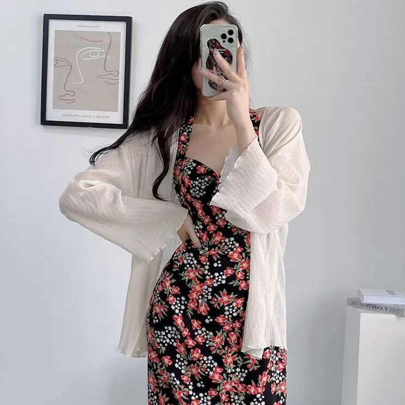 超仙雪纺防晒衣女外穿2025年夏季长袖设计感小众开衫外套薄款披肩