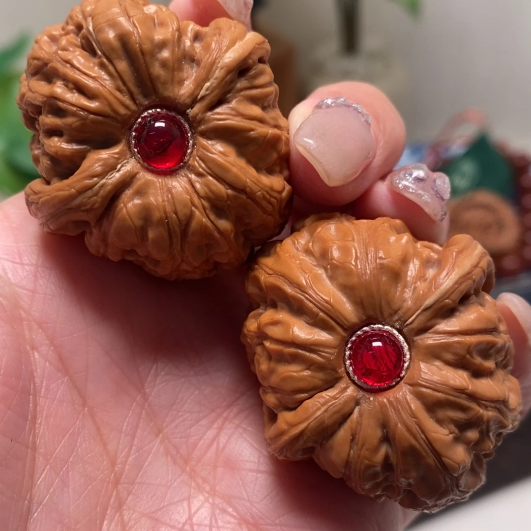 把件文玩核桃40尺寸全品平谷元宝