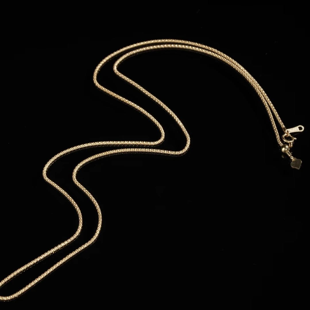 【鹿鸣】 18K金灯笼链 3.2±0.1g 60CM Y15 克重不足补差价