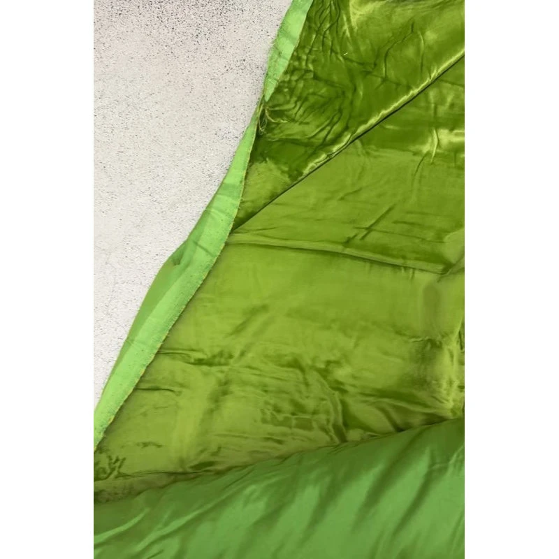 G&CC 真丝绒面料绿色绒面服装布料 幅宽90CM 72G/M 意大利进口