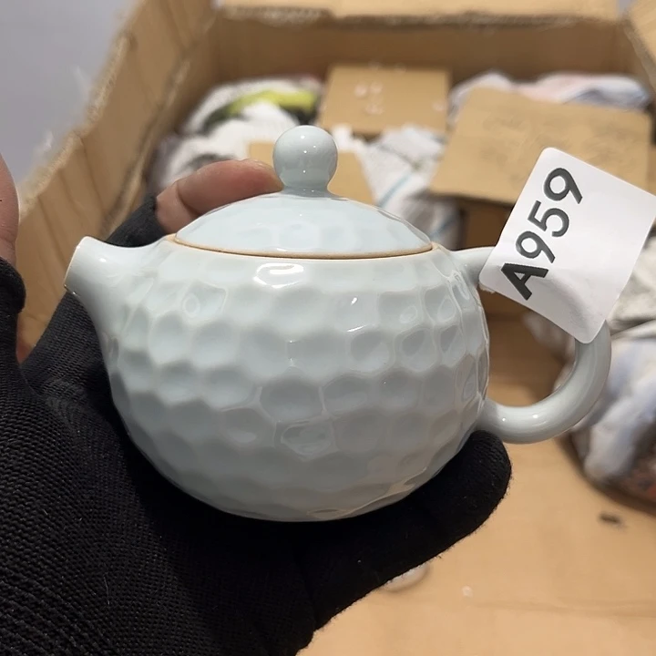 瓷片茶摆件工艺品摆件666