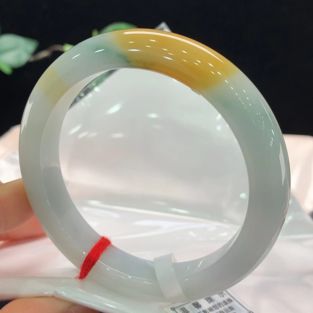 翡翠未镶嵌手镯0387