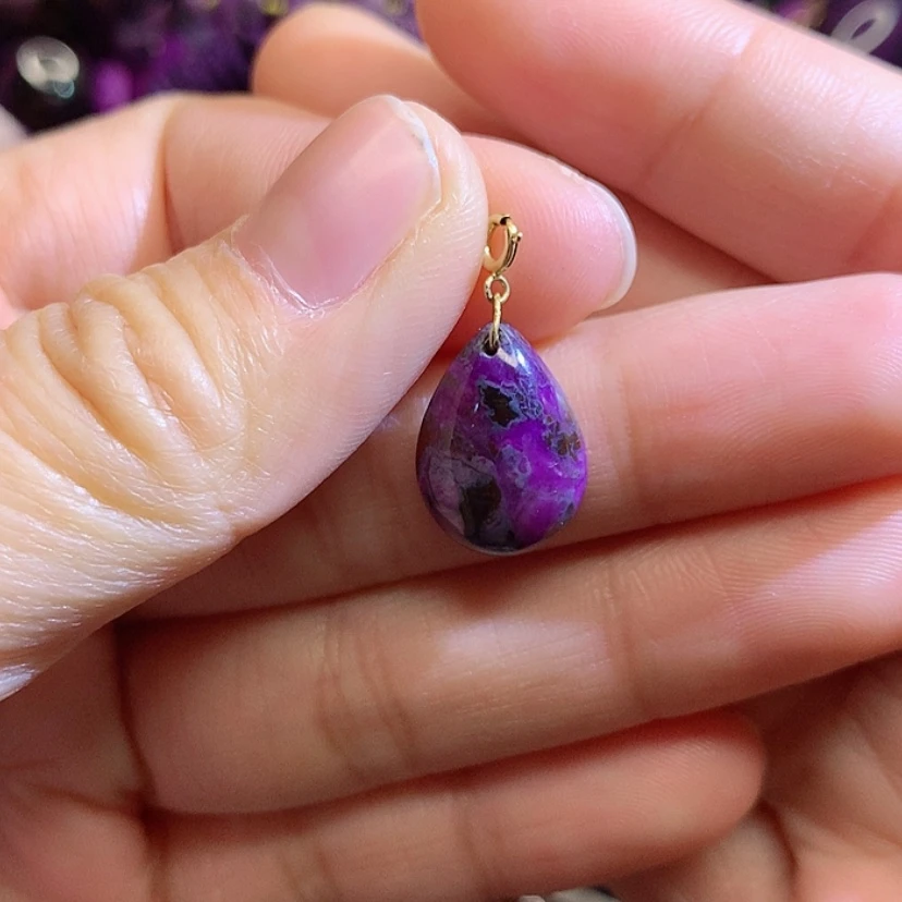 【闪购商品】苏纪石（舒俱来）吊坠18K金镶嵌