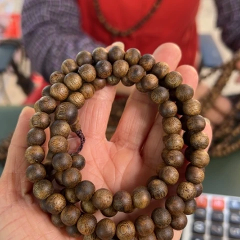 沉香手串白棋卡0.8多样性发1条