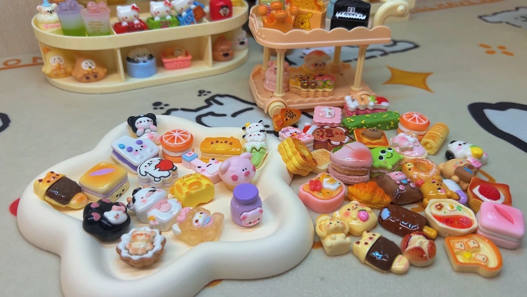 拆DIY树脂配件饰品/钥匙链/冰箱贴/挂件/过家家