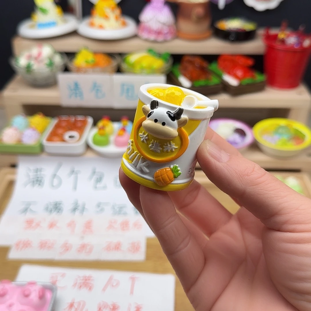 树脂食玩冰箱贴凭开箱视频售后